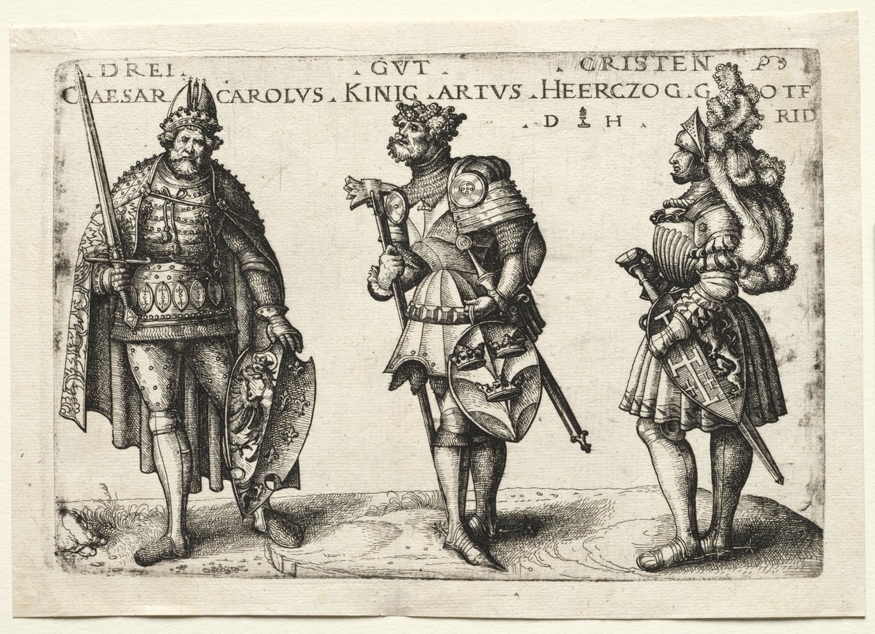 Tři hodní křesťané, po roce 1516. od Daniel Hopfer
