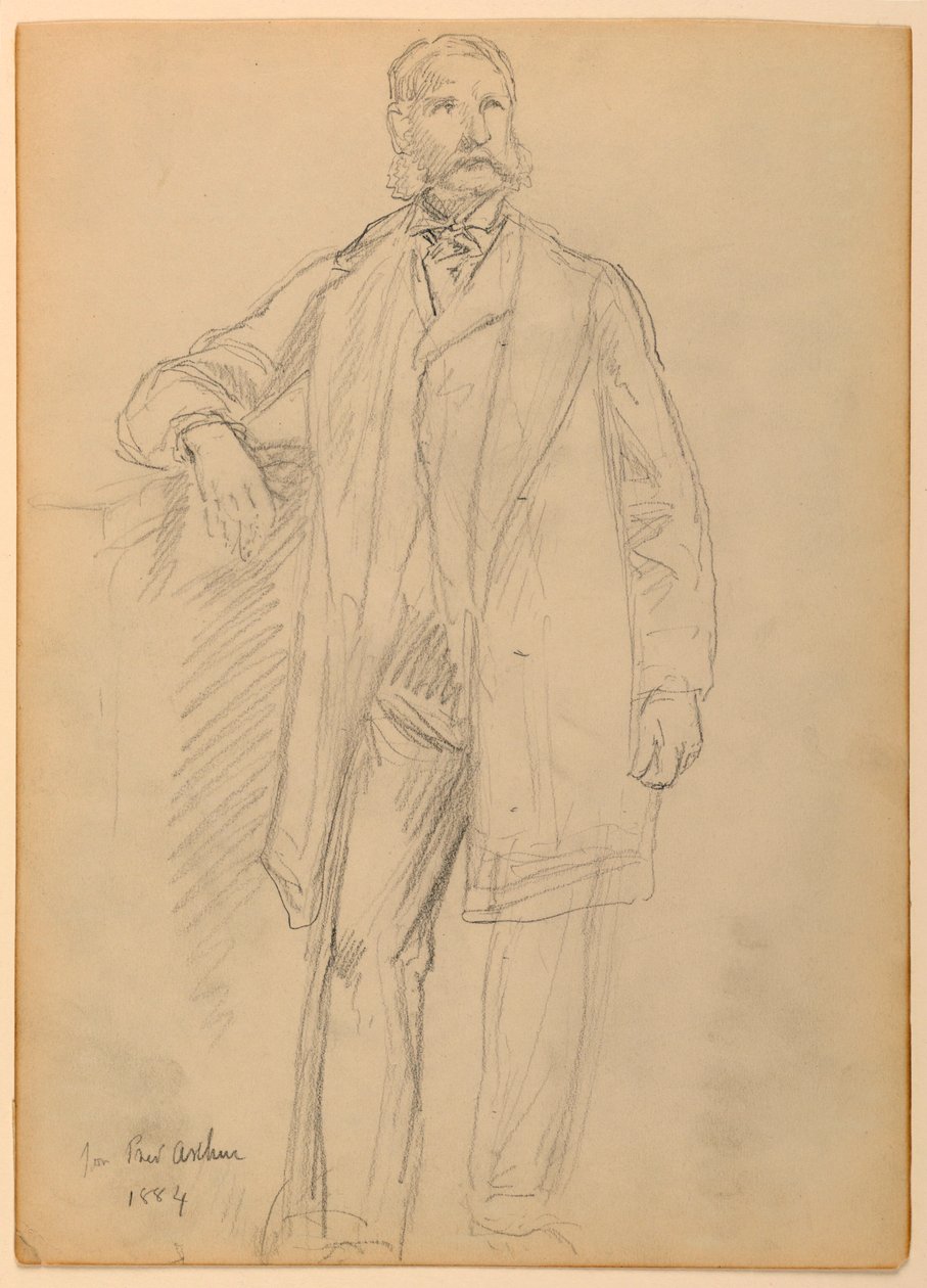 Kresba, prezident Chester A. Arth, 1884 od Daniel Huntington