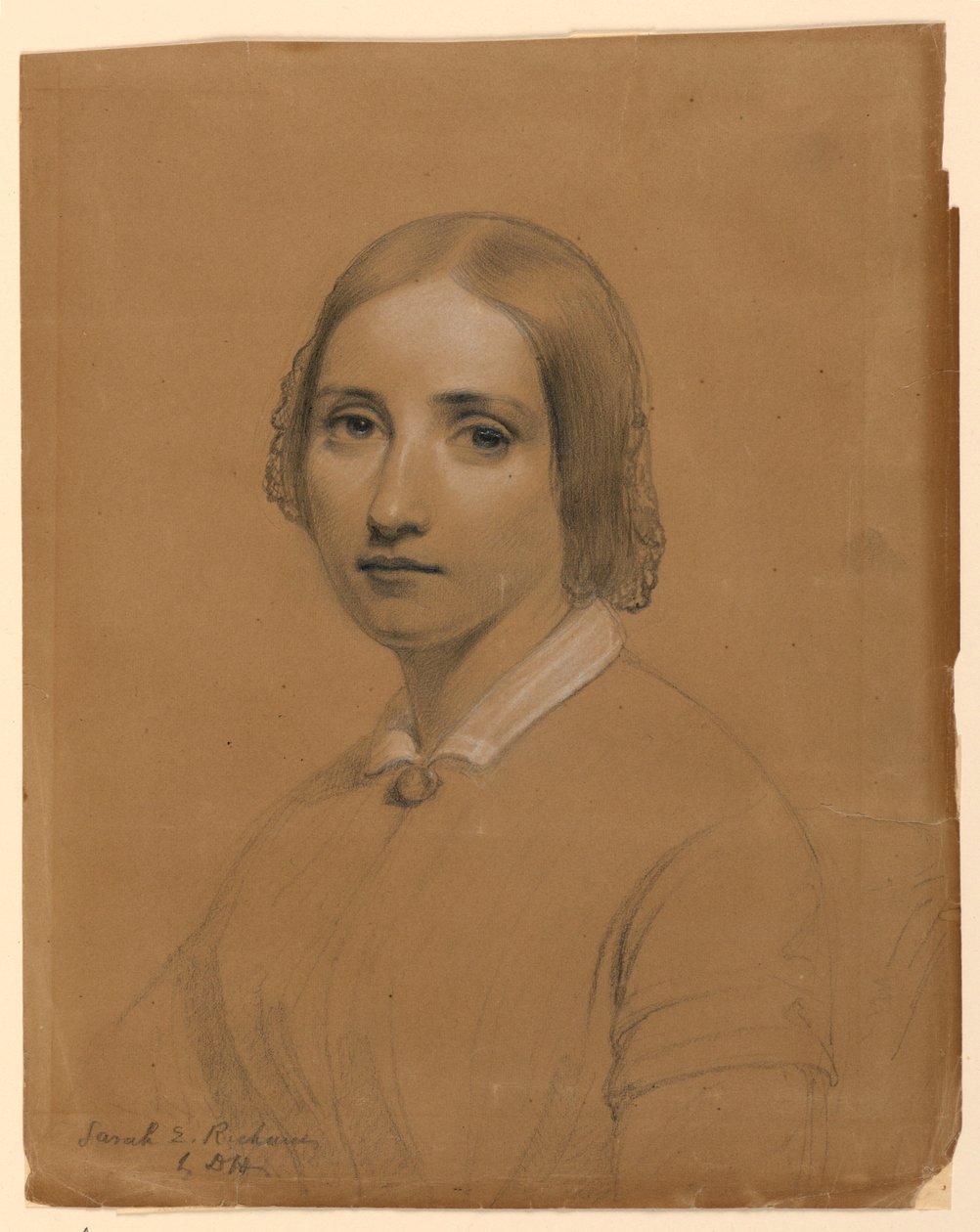 Kresba, Sarah E. Richards, sestra, 1841 od Daniel Huntington