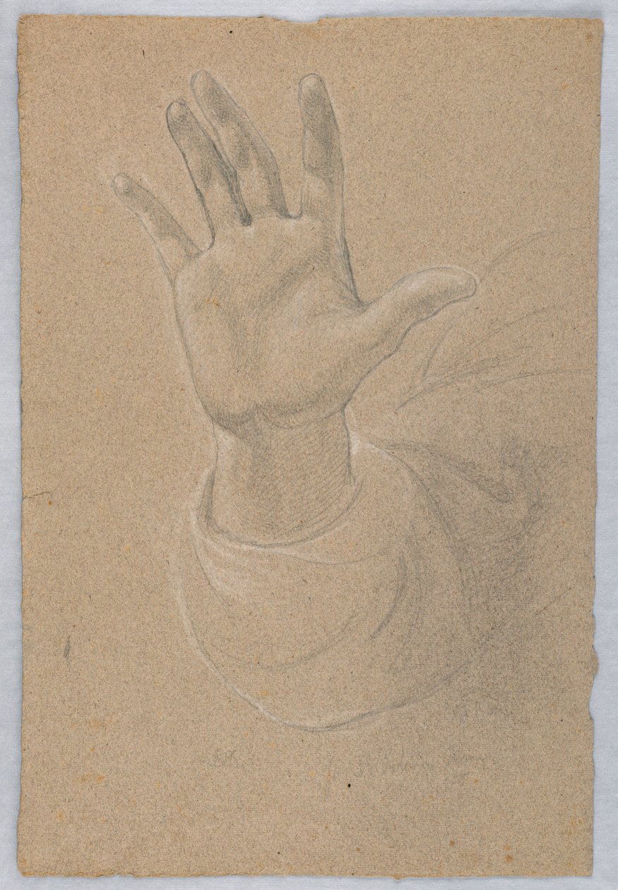 Kresba, studie k filmu "Early Christia", 1839-40 od Daniel Huntington