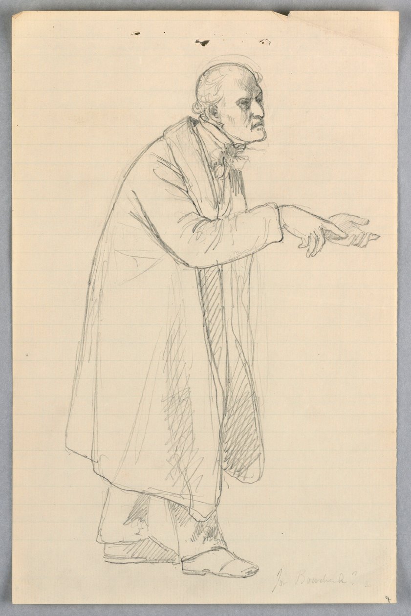 Kresba, Studie pro "Vědeckou skupinu", 1858 od Daniel Huntington