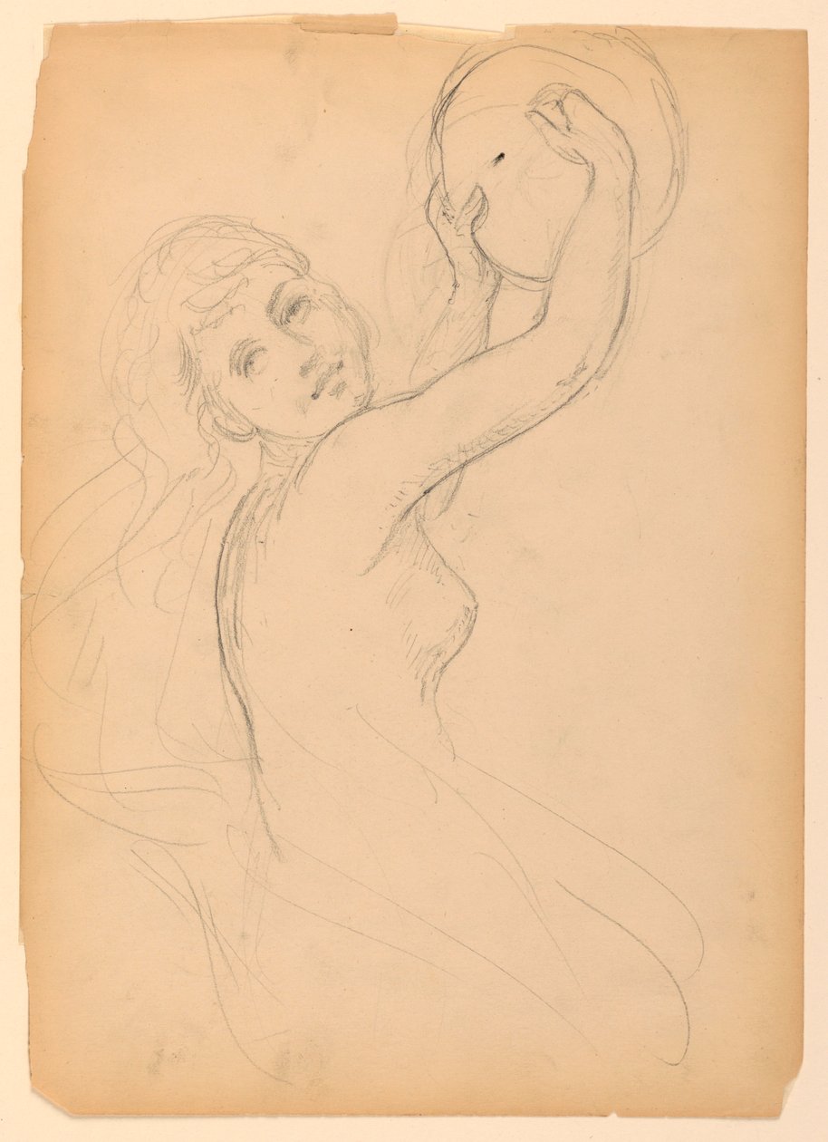 Kresba, Studie k Národnímu ak, 1887 od Daniel Huntington