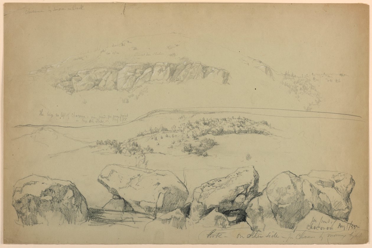Před Mount Chocorua, New Hampshire od Daniel Huntington