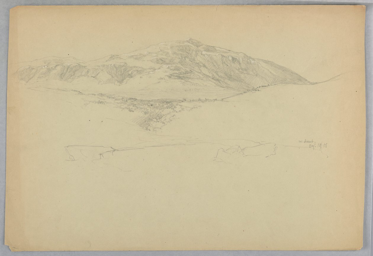 Skica krajiny, Mount Desert, Maine od Daniel Huntington