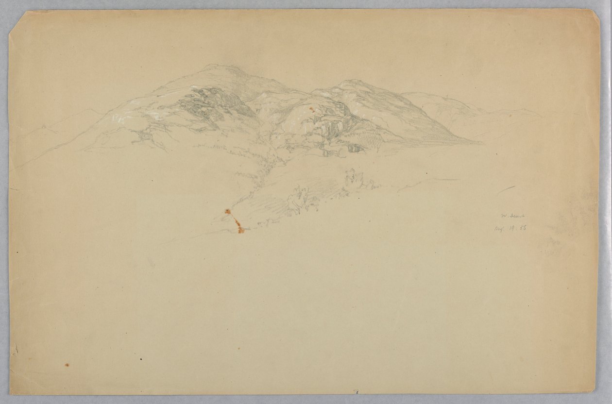 Skica krajiny, Mount Desert, Maine od Daniel Huntington