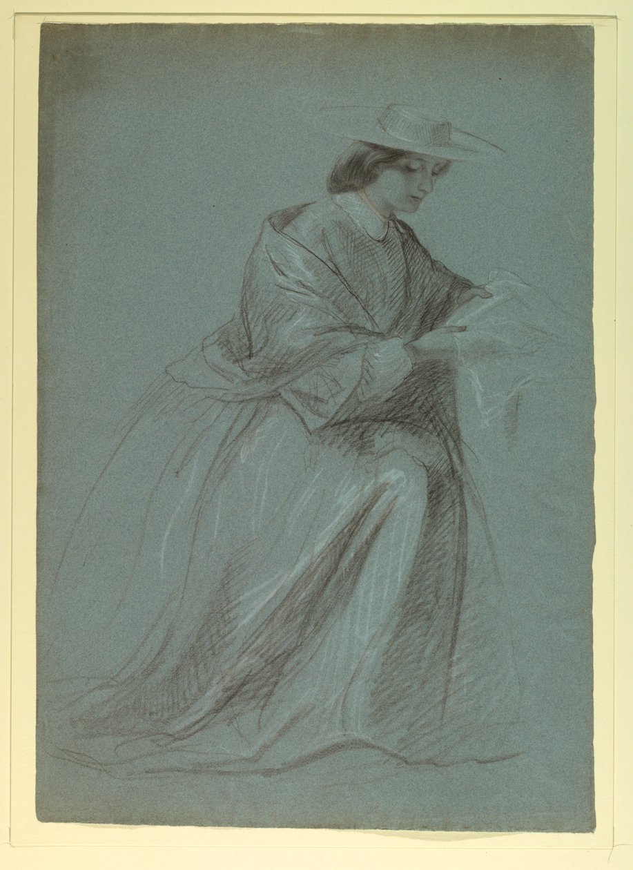 Paní Sheppard Gandy Seated od Daniel Huntington