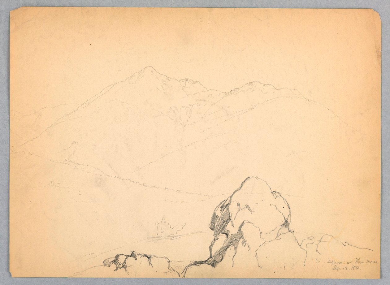 Mt. Jefferson v Glen House, New Hampshire od Daniel Huntington
