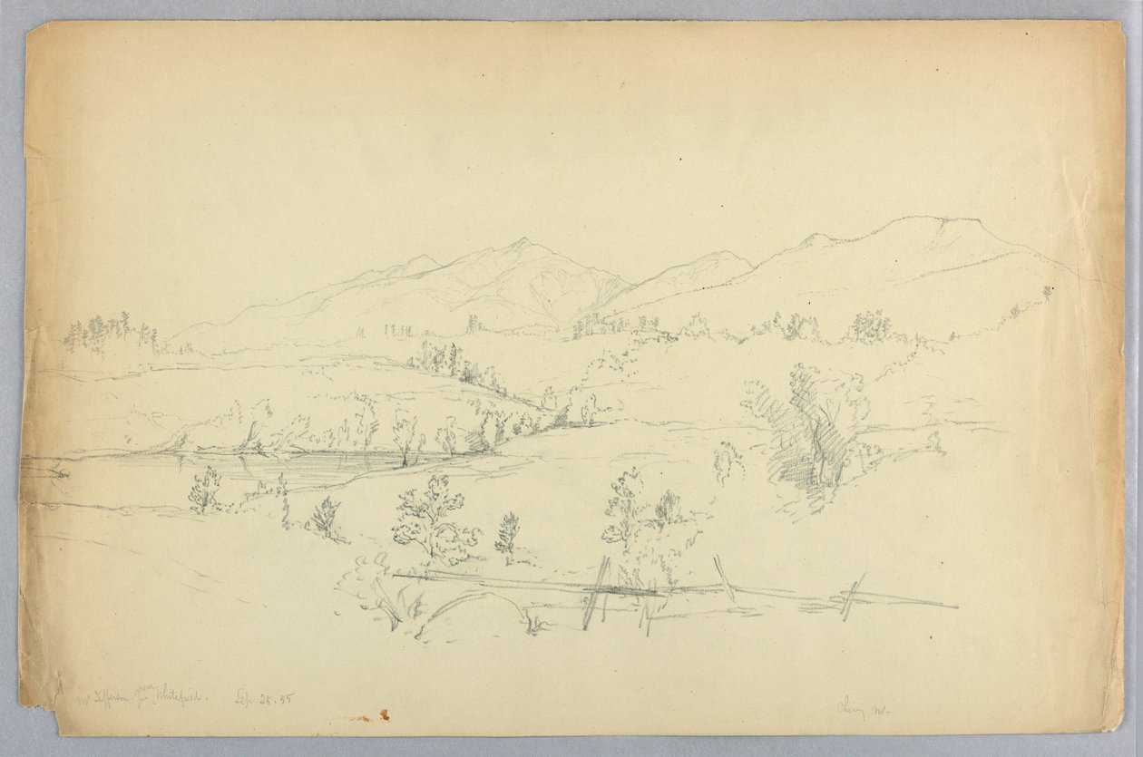 Mt. Jefferson z blízkosti Whitefield od Daniel Huntington