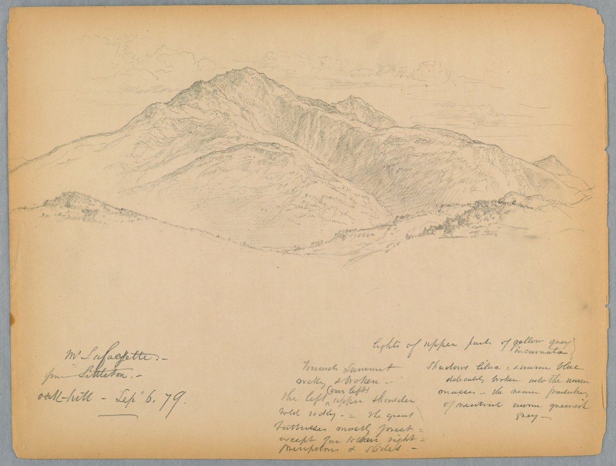 Mt. Lafayette z Oak Hill, Littleton, New Hampshire od Daniel Huntington