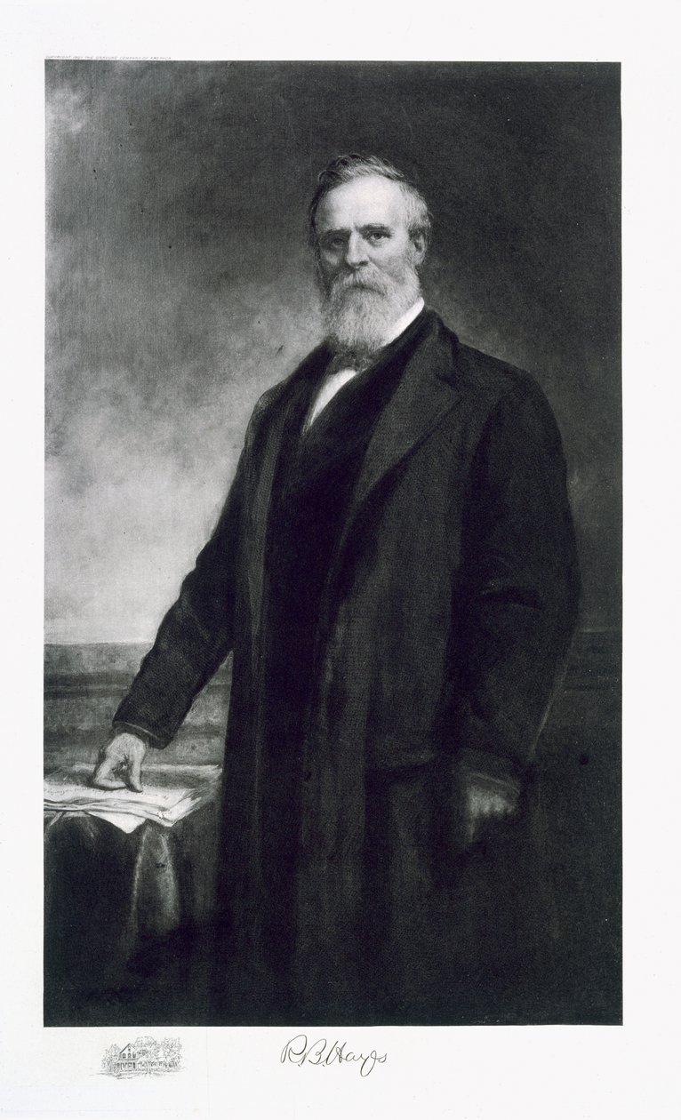 Rutherford B. Hayes, 19. prezident Spojených států amerických, nakl. 1901 (hlubotisk) od Daniel Huntington