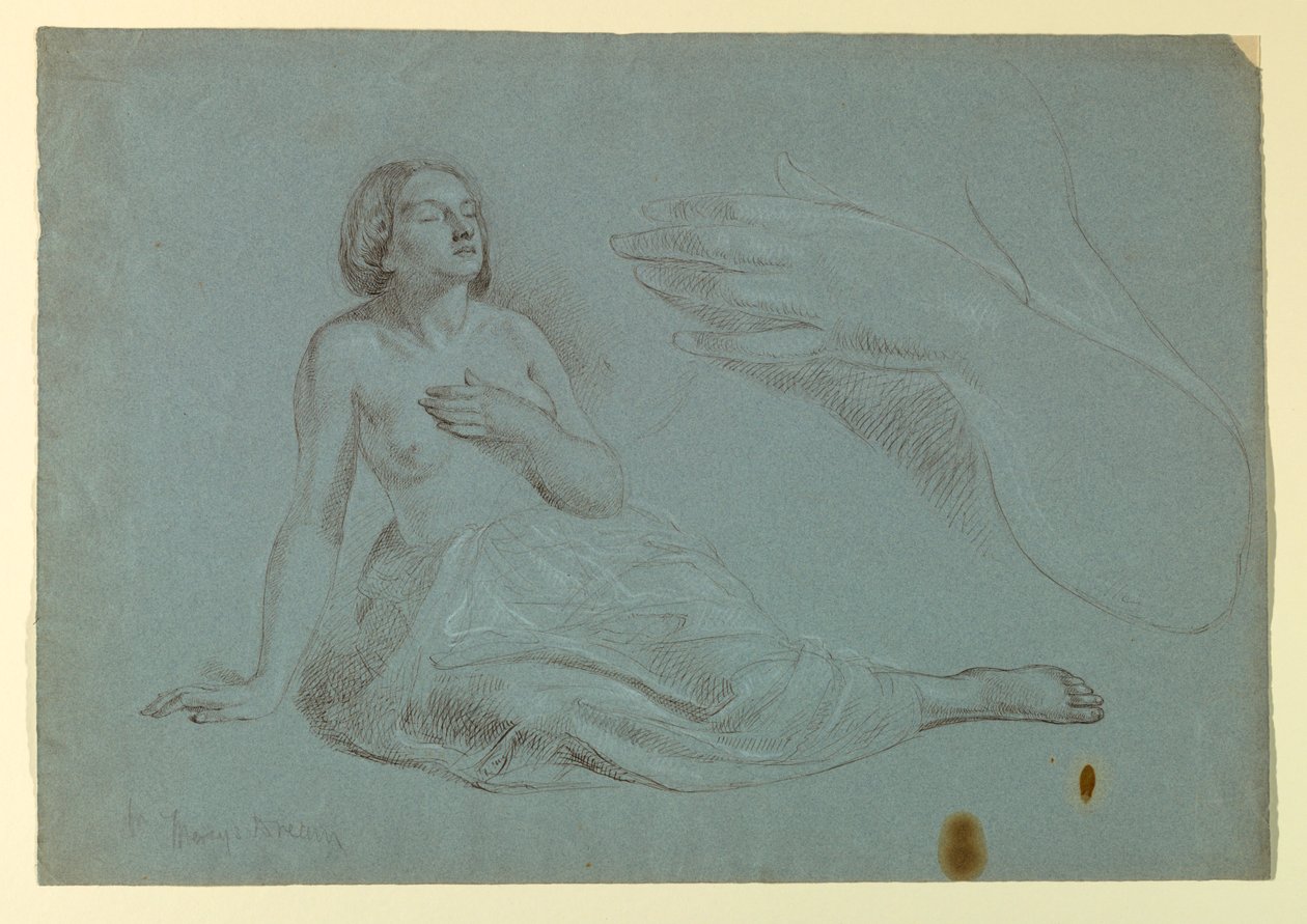 Studie na "Mercyho sen" od Daniel Huntington
