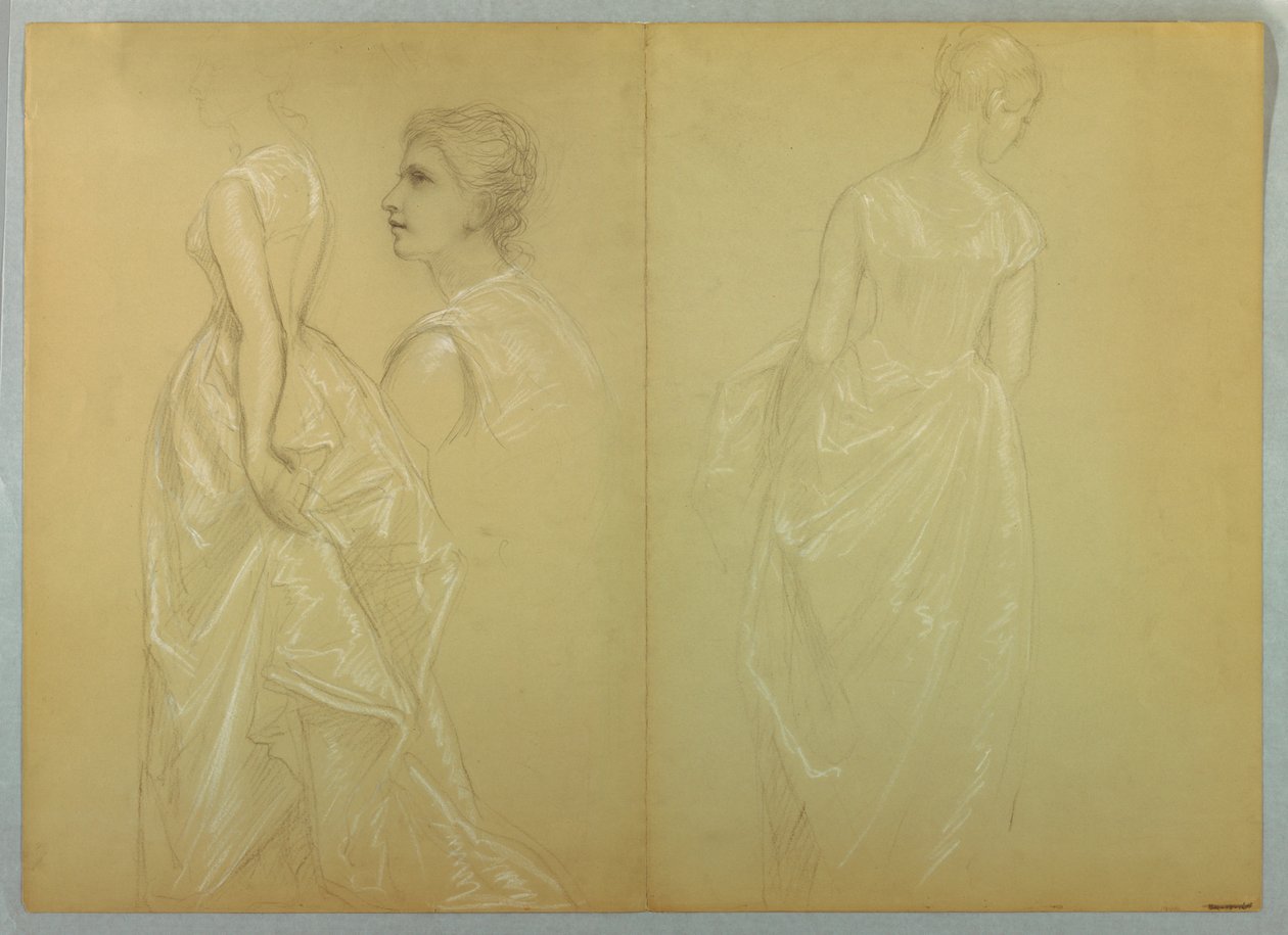 Studie paní Winthropové pro "Den přijetí lady Washingtonové" od Daniel Huntington