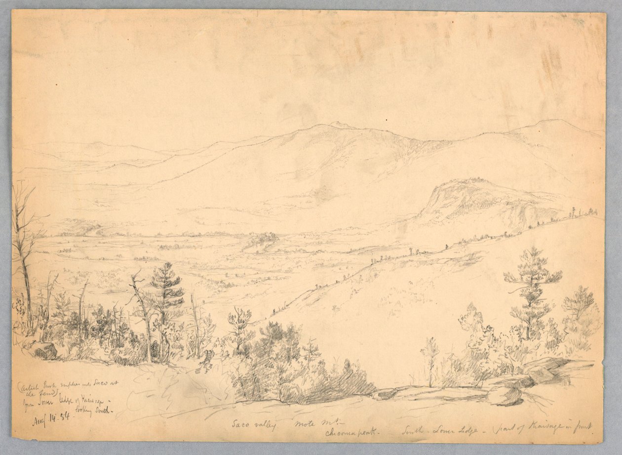 Pohled na jih z Mt. Kearsarge, New Hampshire od Daniel Huntington