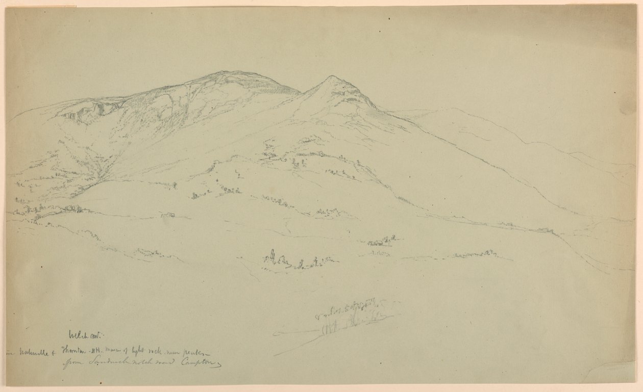 Welch Mountain ve Waterville a Thornton, New Hampshire, od Sandwich Notch Road, Campton od Daniel Huntington