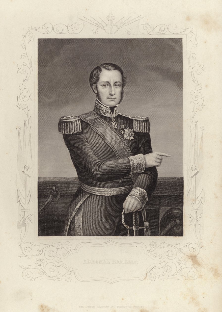Admirál Havelin (rytina) od Daniel John. Pound