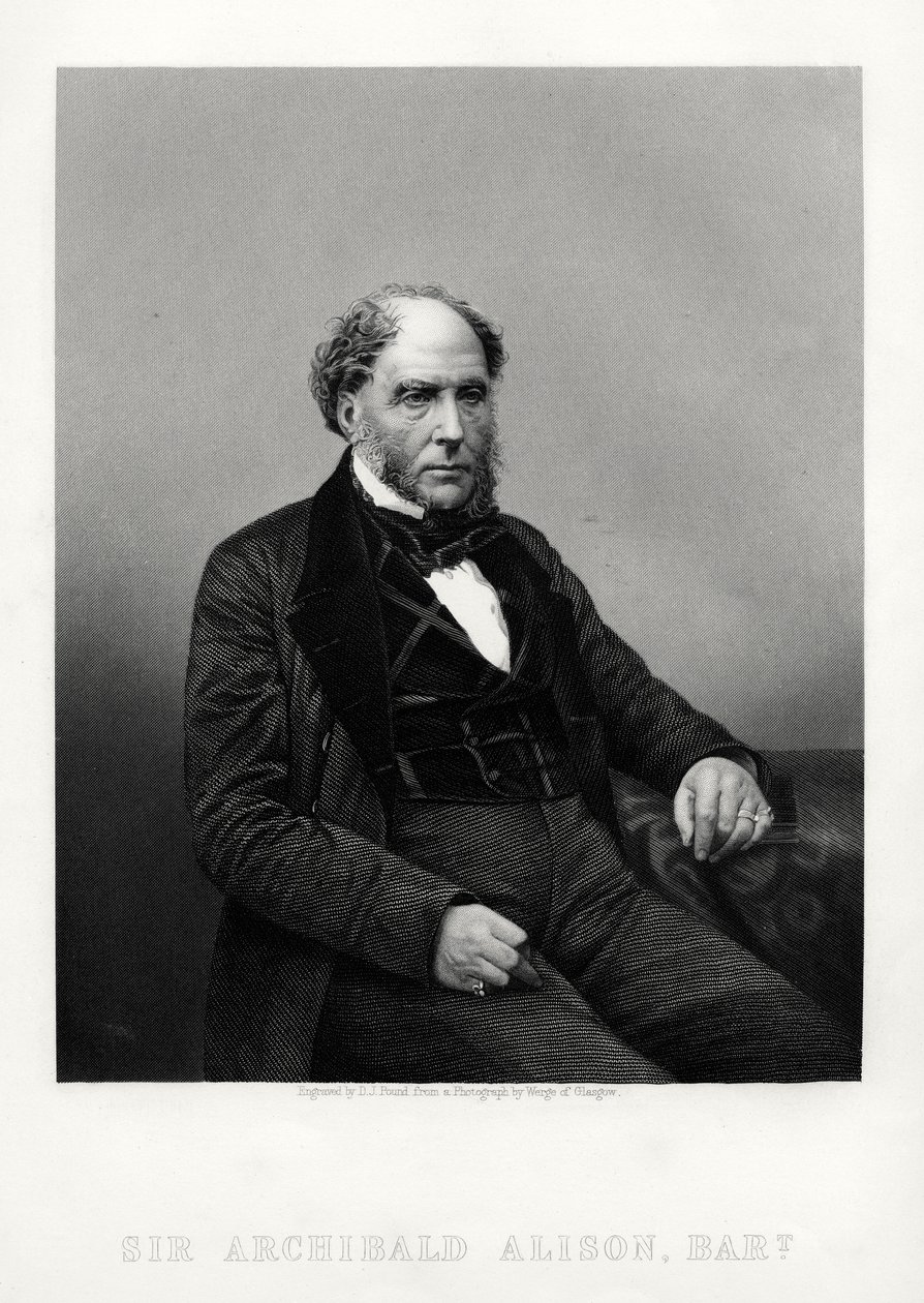Archibald Alison, skotský didaktický a filozofický spisovatel, c1880 od Daniel John Pound