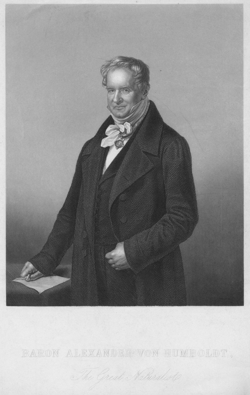 Baron Alexander von Humboldt, Velký přírodovědec, 50. léta 19. století. od Daniel John Pound