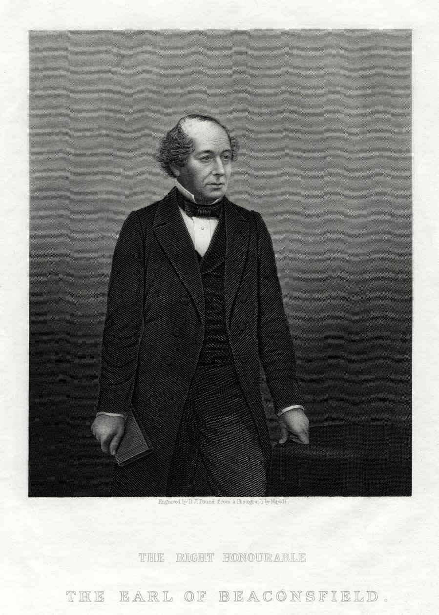 Benjamin Disraeli, hrabě z Beaconsfield, předseda vlády, 1880 od Daniel John Pound