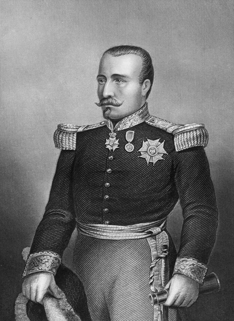 Generál Bosquet, francouzský voják, 1857 od Daniel John Pound