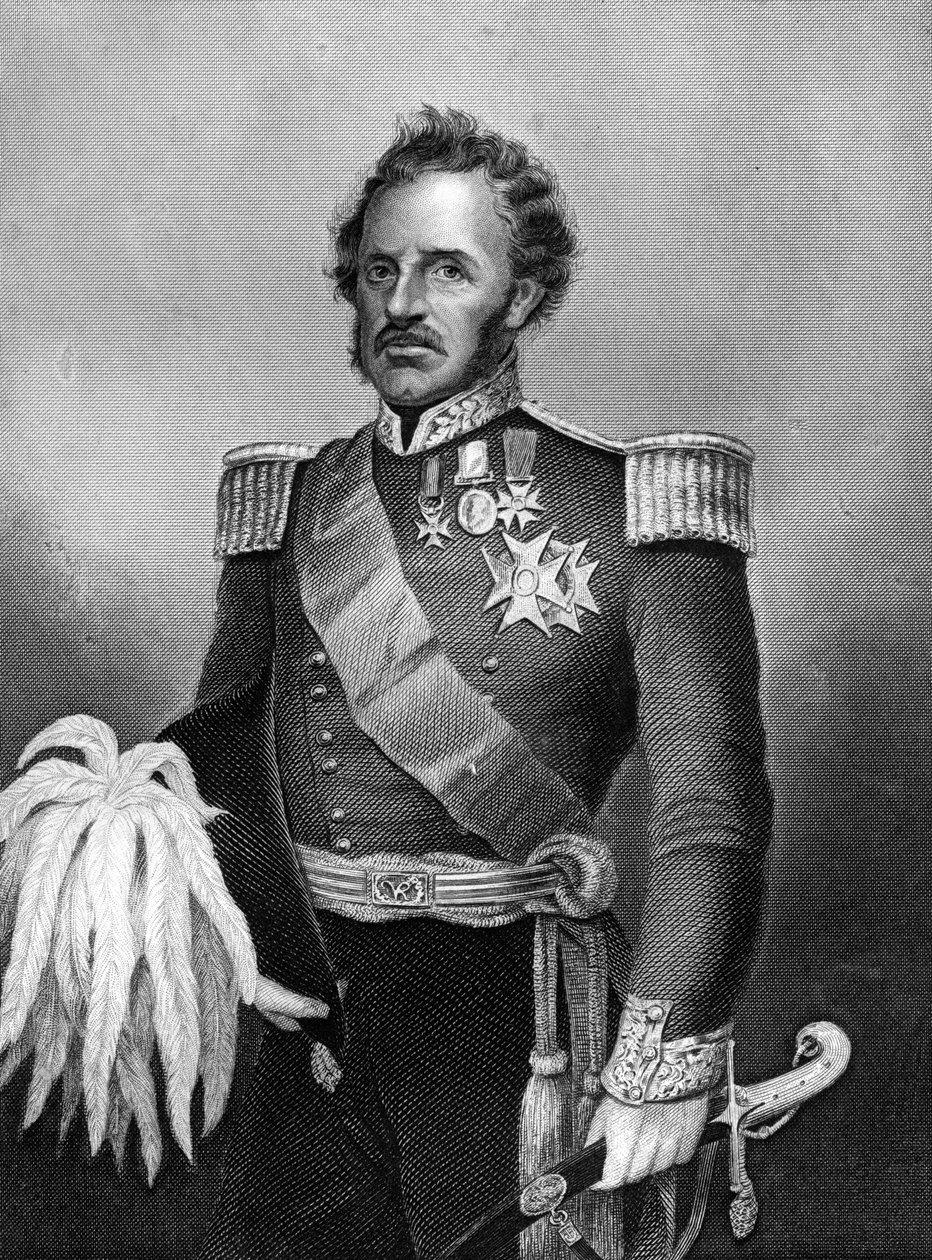 Generál Sir De Lacey Evans, britský voják, 1857 od Daniel John Pound