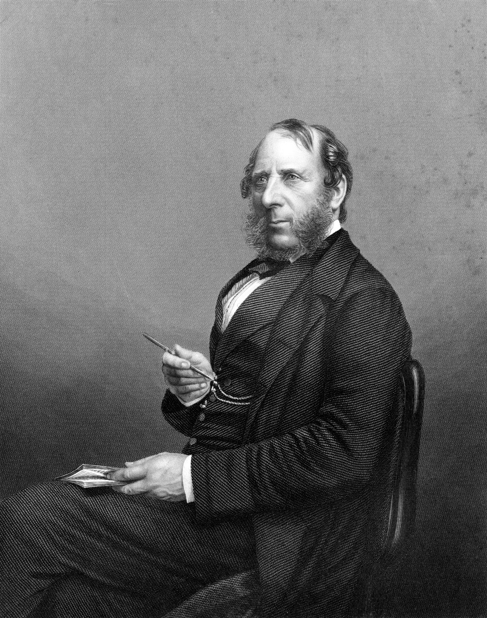 George Cruikshank 1792-1878. Anglický karikaturista a ilustrátor knih, konec 19. století. od Daniel John Pound