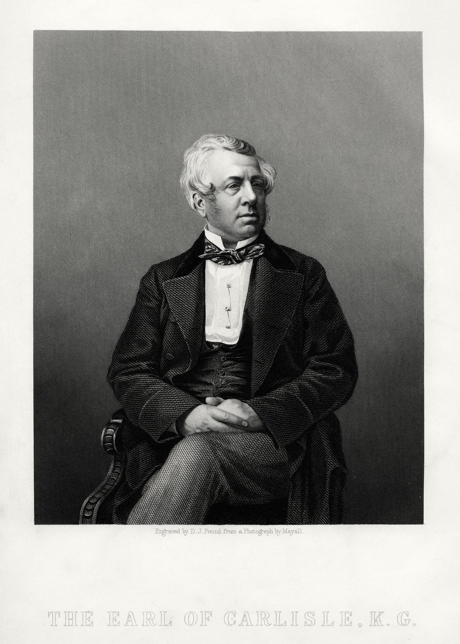George William Frederick Howard, 7. hrabě z Carlisle, britský politik a státník, c1880. od Daniel John Pound