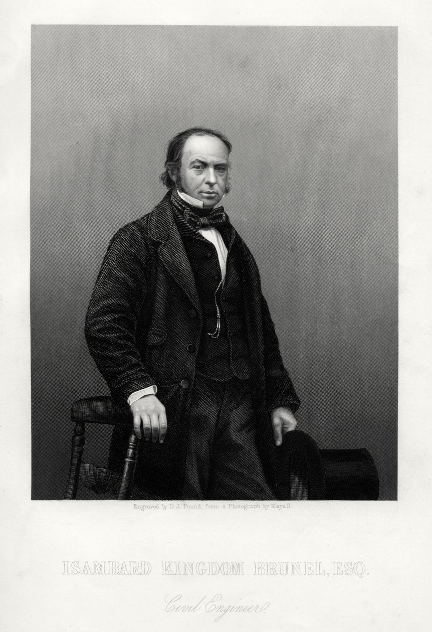 Isambard Kingdom Brunel, britský inženýr, c1880. od Daniel John Pound