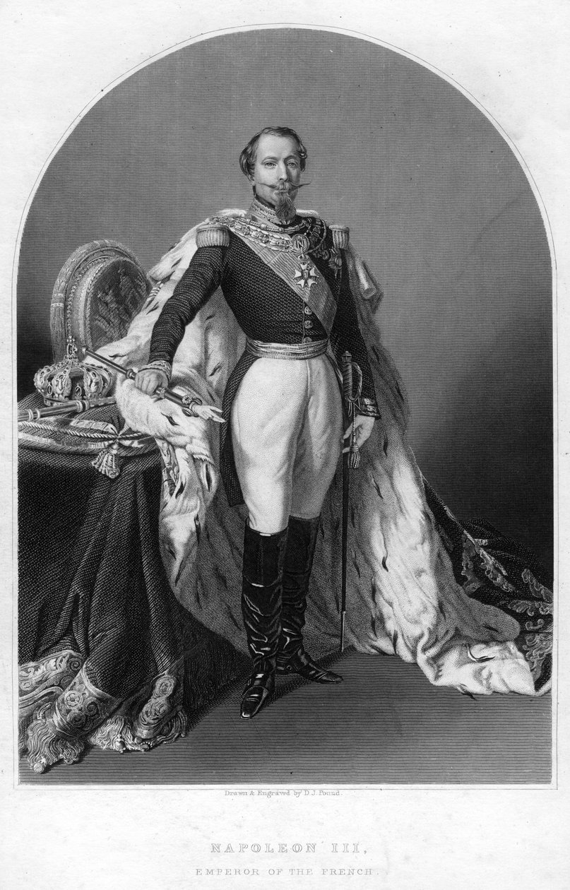 Napoleon III, francouzský císař, 19. století. od Daniel John Pound