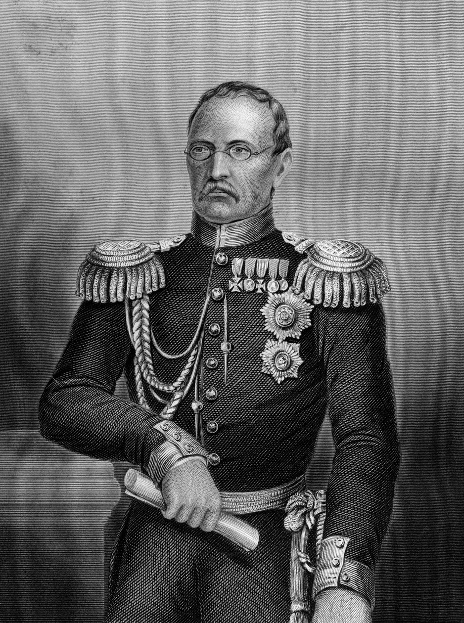 Princ Gortschakoff, ruský voják, 1857 od Daniel John Pound