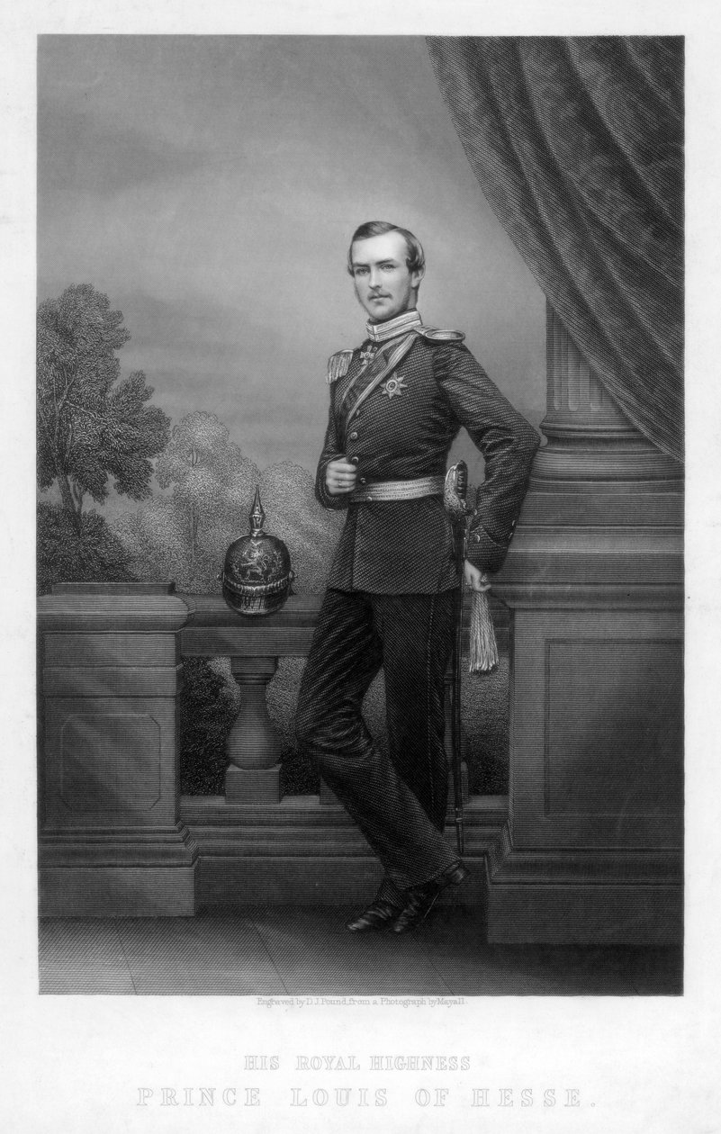 Princ Louis Hessenský, 19. století. od Daniel John Pound