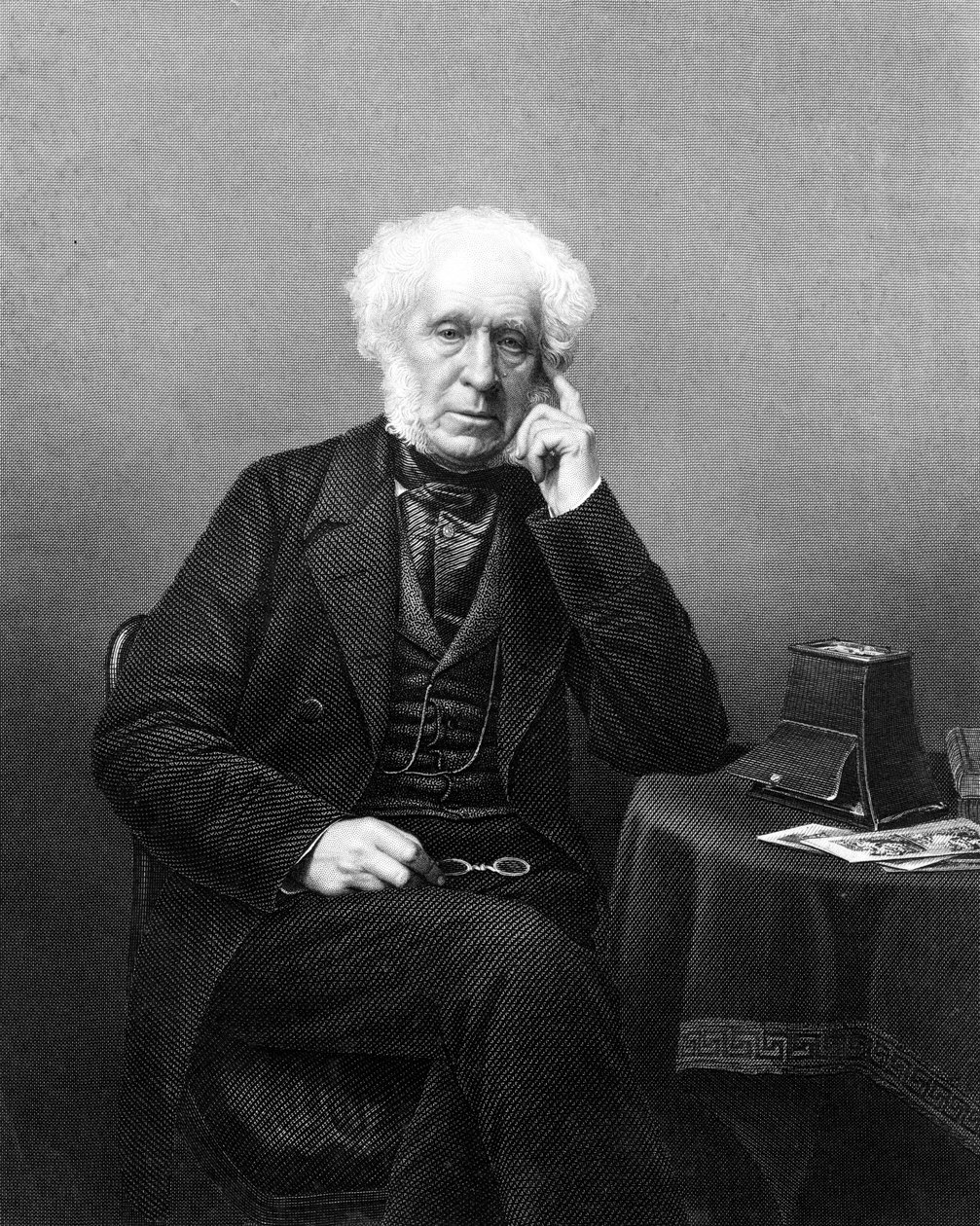 Sir David Brewster, skotský vědec, vynálezce a spisovatel 19. století. od Daniel John Pound
