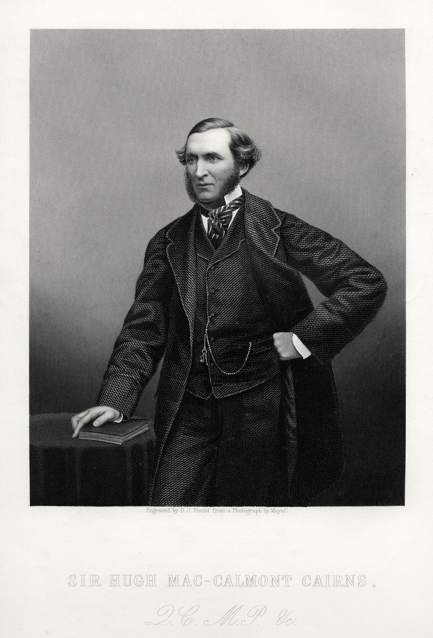Sir Hugh Mac-Calmont Cairns, britský státník, c1880 od Daniel John Pound