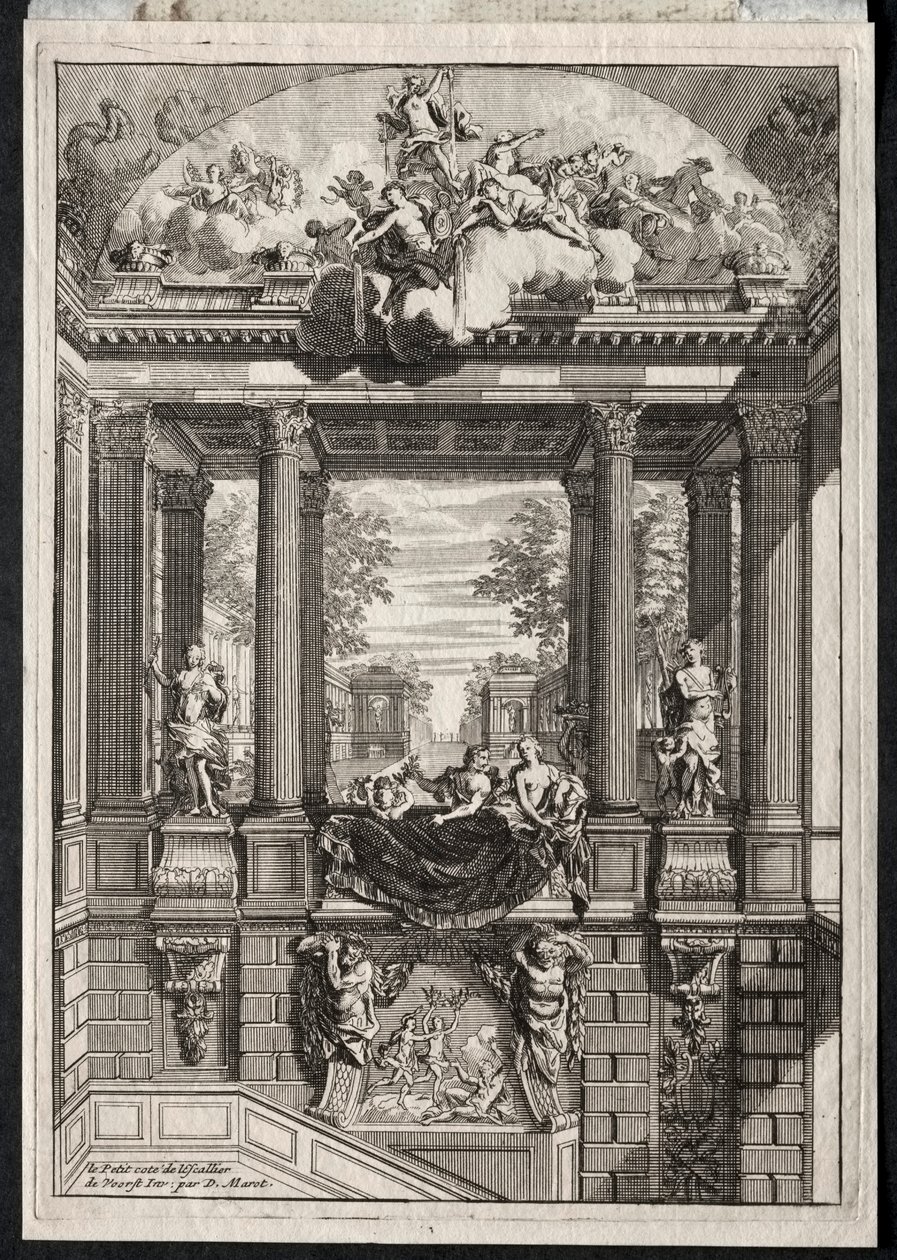 Schodiště v paláci Voorst v Holandsku od Daniel Marot