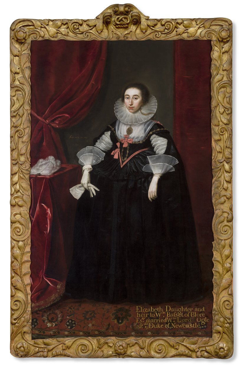 Portrét Elizabeth Cavendish, 1624 od Daniel Mytens