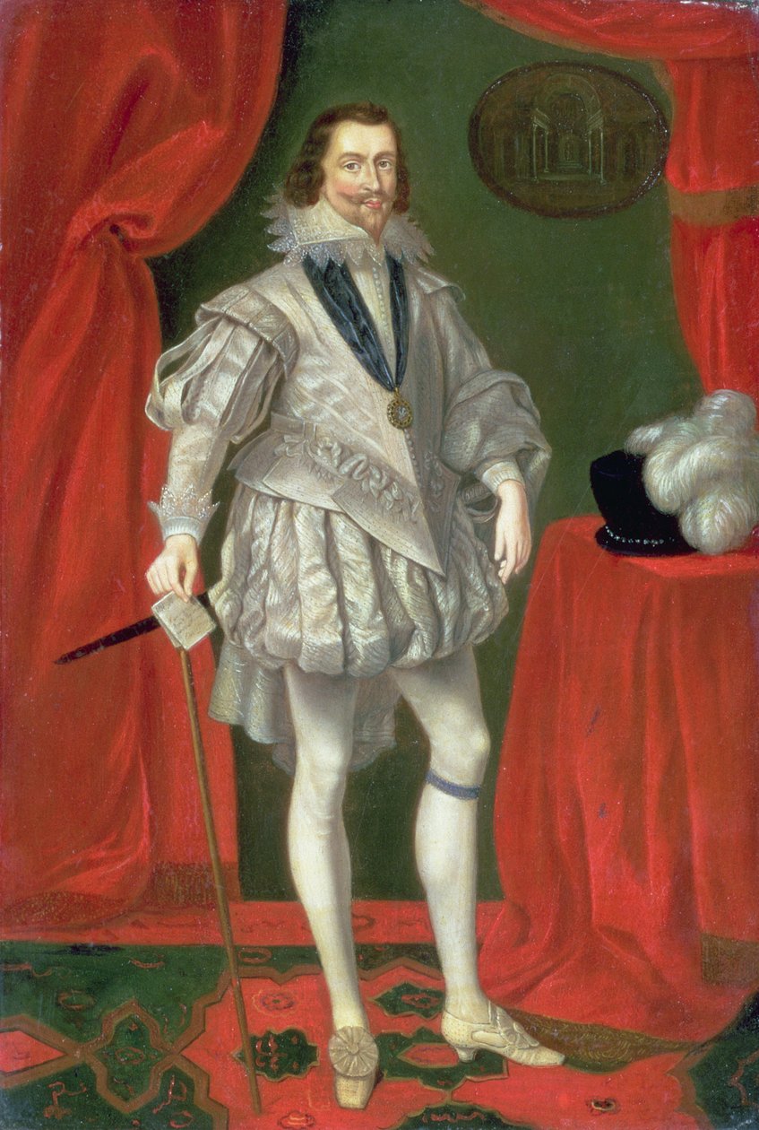 Portrét George Villierse, 1. vévody z Buckinghamu od Daniel Mytens