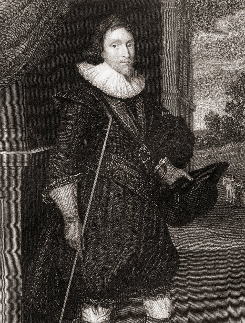 Portrét Jamese Hamiltona (1589-1625) 2. markýz z Hamiltonu, z 