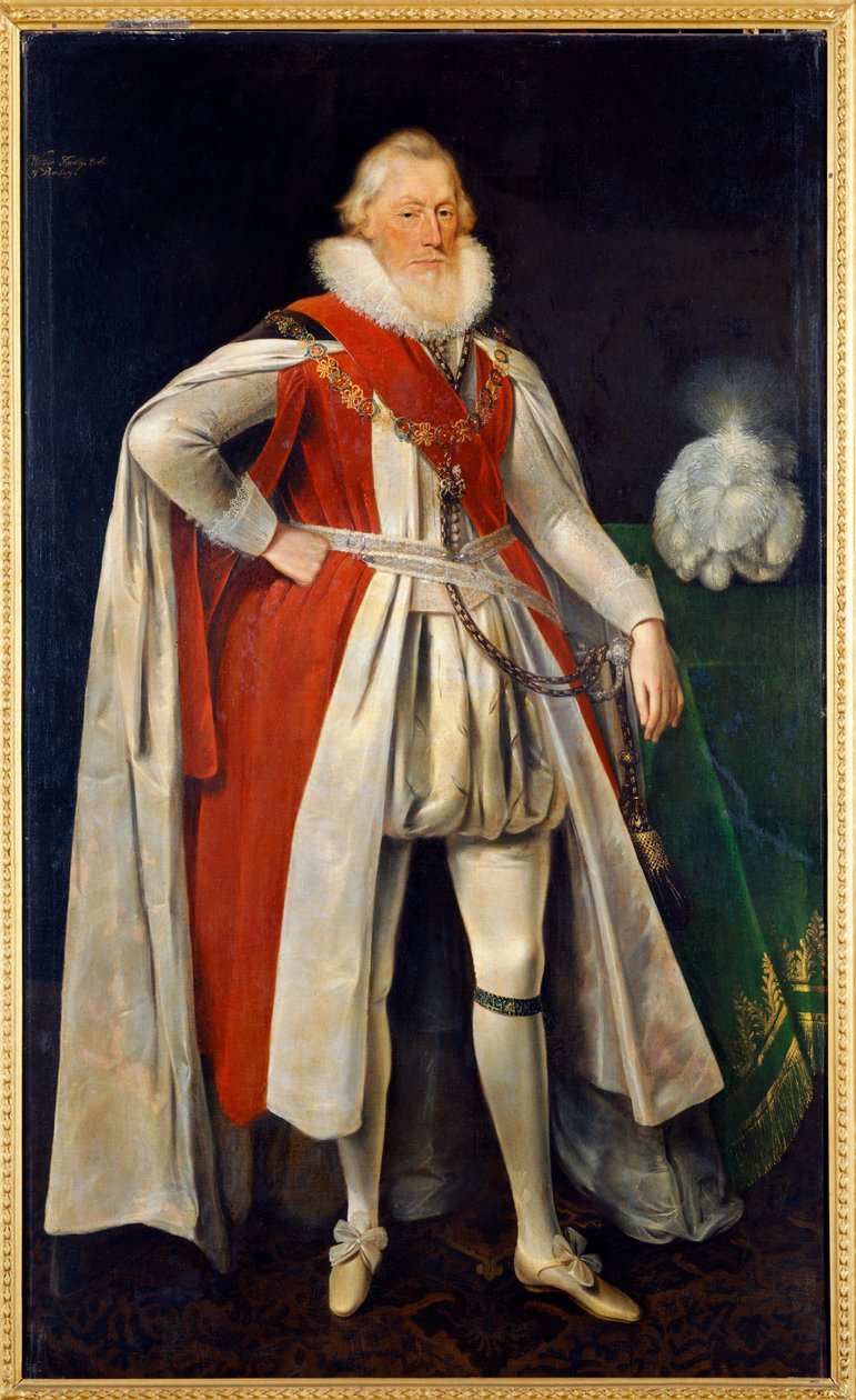 William Knollys kolem roku 1620 (olej na plátně) od Daniel Mytens