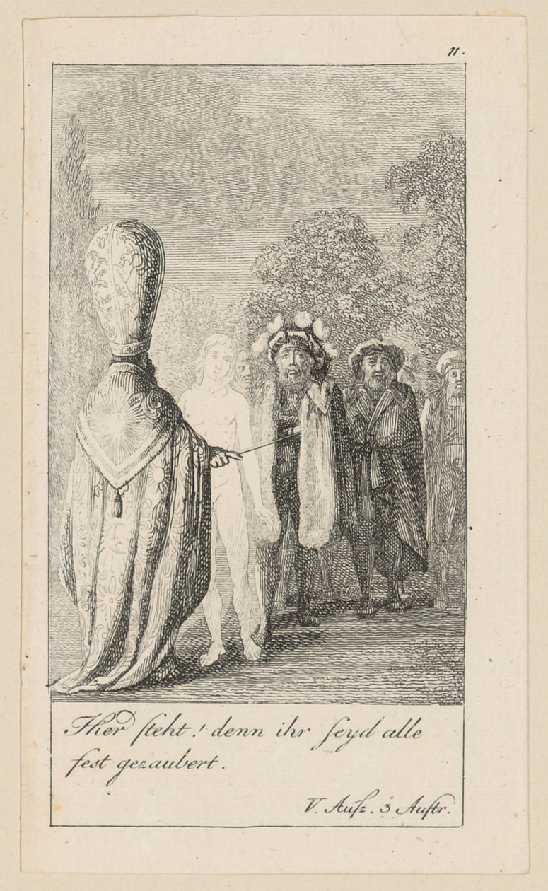 List 11 k Shakespearově hře „Bouře“ od Daniel Nikolaus Chodowiecki
