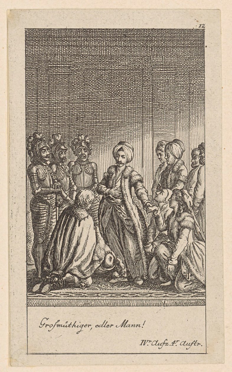 Strana 12 epizody „Adelheid von Veltheim“ od Daniel Nikolaus Chodowiecki