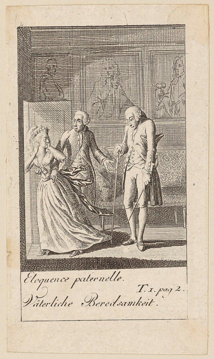 List 2 k „Karoline von Lichfield“ od Daniel Nikolaus Chodowiecki