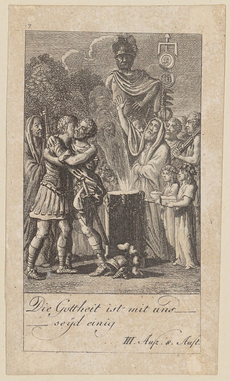 List 7 k Shakespearově hře „Coriolan“ od Daniel Nikolaus Chodowiecki