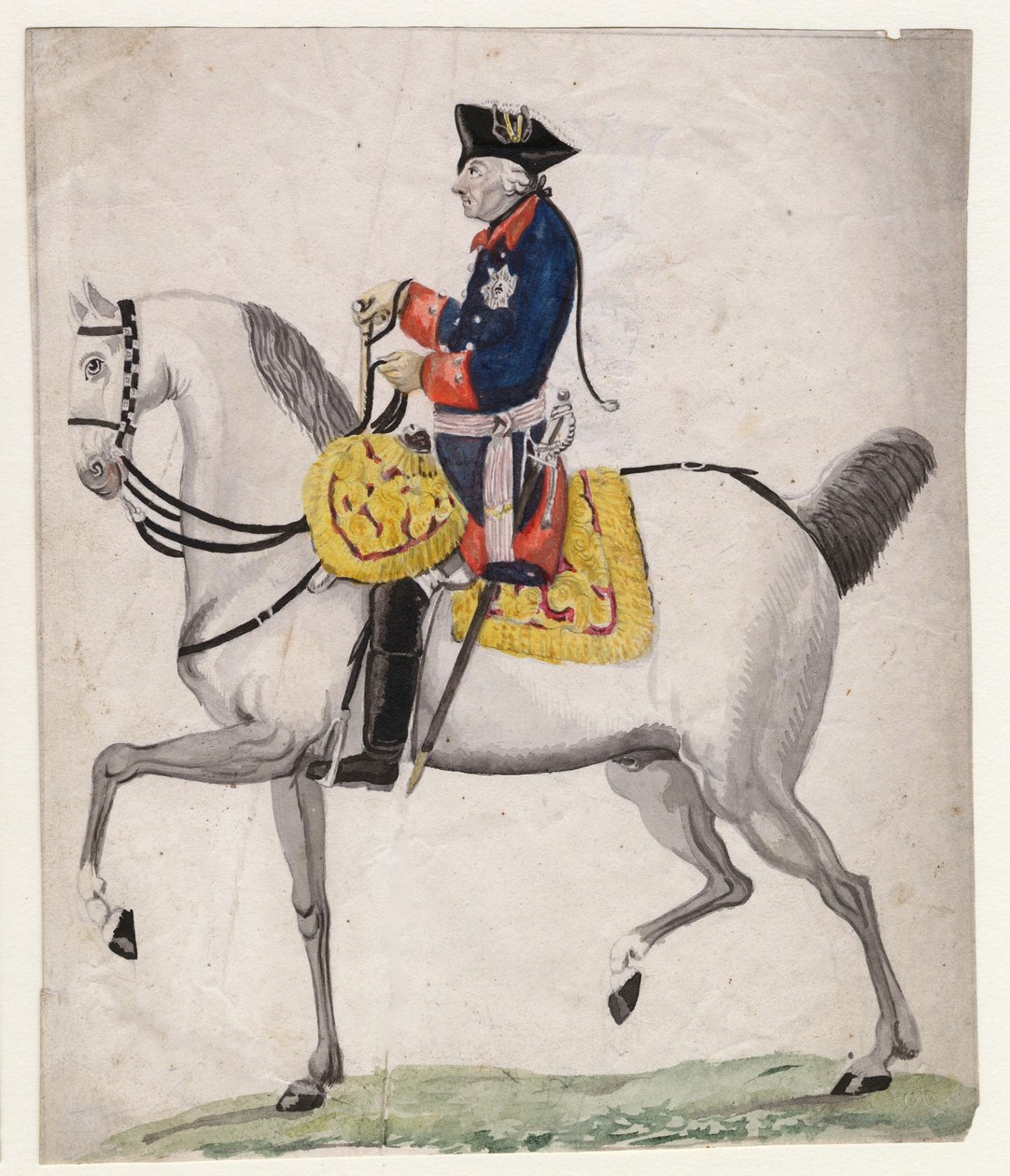 Frederic II de Prusse dit Frederic le Grand - Fridrich II Pruska - Chodowiecki, Daniel Nikolaus od Daniel Nikolaus Chodowiecki