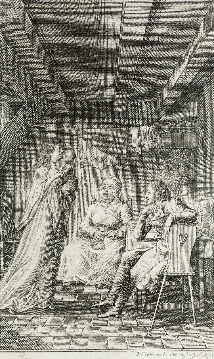 Ilustrace pro „Beckerův almanach pro rok 1799“ od Daniel Nikolaus Chodowiecki