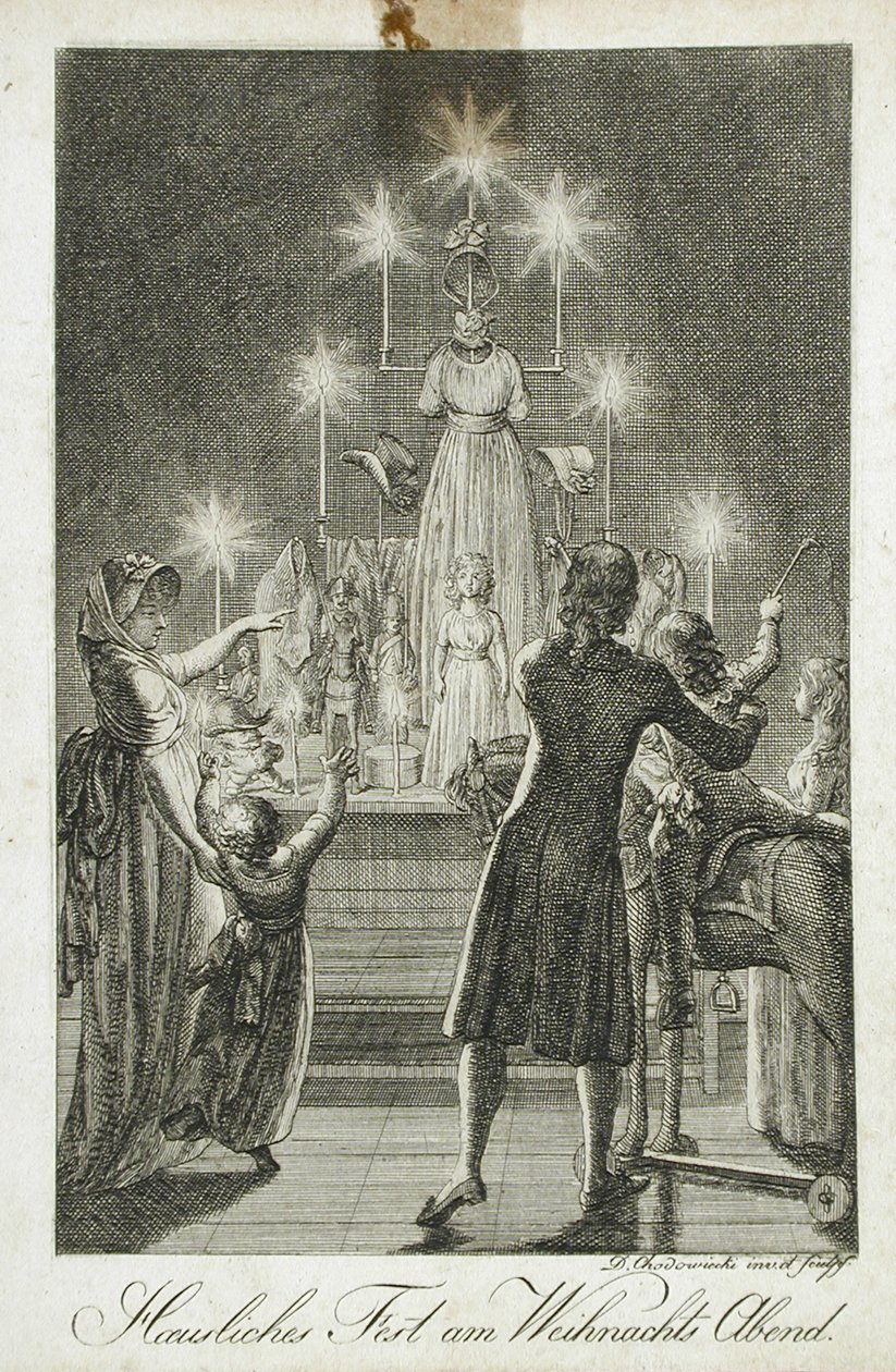 Ilustrace k publikaci „Langův almanach pro rok 1799“ od Daniel Nikolaus Chodowiecki