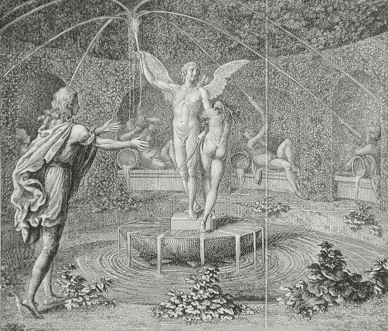 Ilustrace k Wielandovu "Idrisovi" od Daniel Nikolaus Chodowiecki