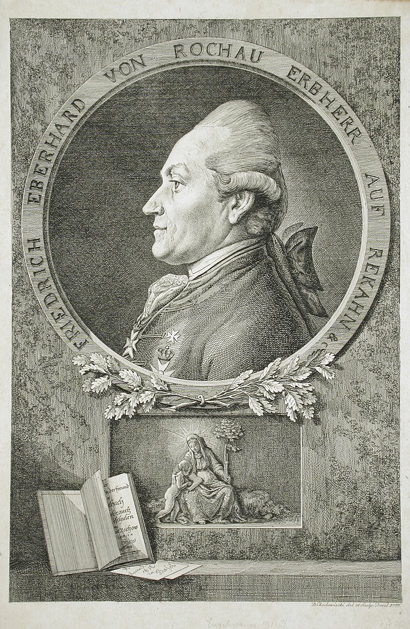 Portrét Friedricha Eberharda von Rochaua od Daniel Nikolaus Chodowiecki