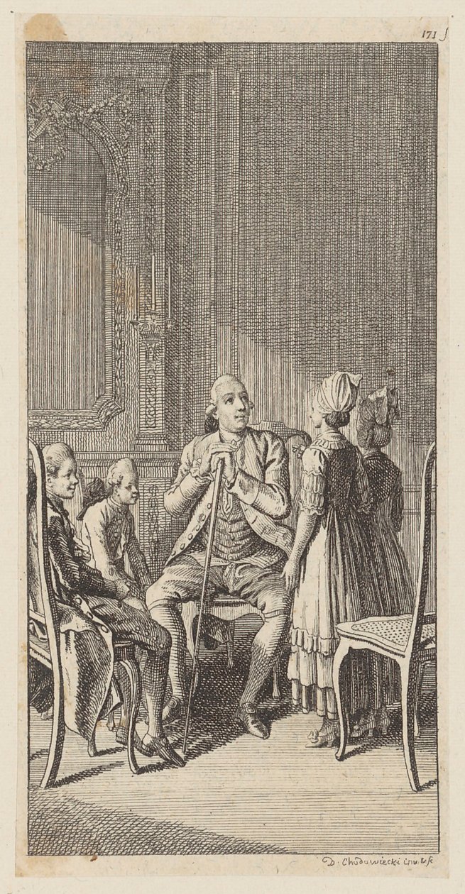 Ilustrace k Schummelově knize „Dětské hry“ od Daniel Nikolaus Chodowiecki