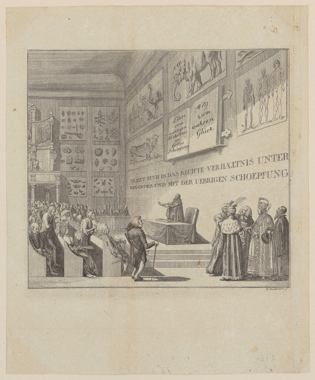 Ilustrace k Ziegelhagenově knize „Verhältnisslehre“ od Daniel Nikolaus Chodowiecki