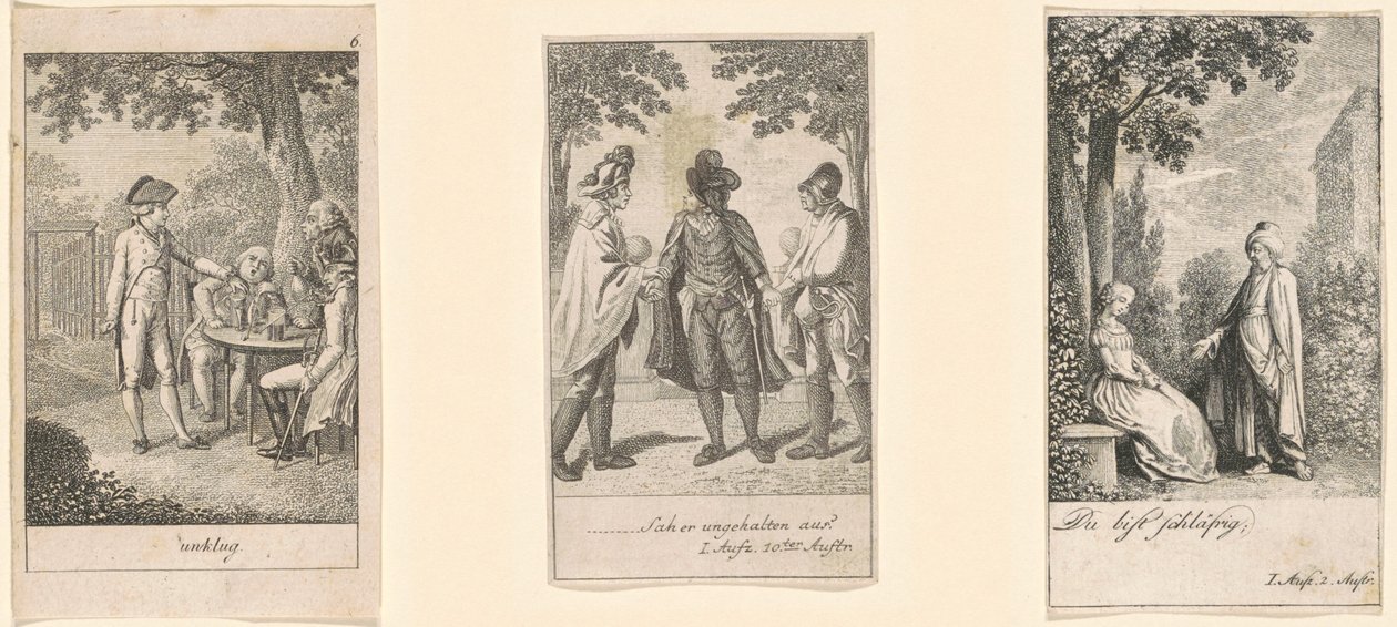 Nerozumný (Nemoudrý) od Daniel Nikolaus Chodowiecki