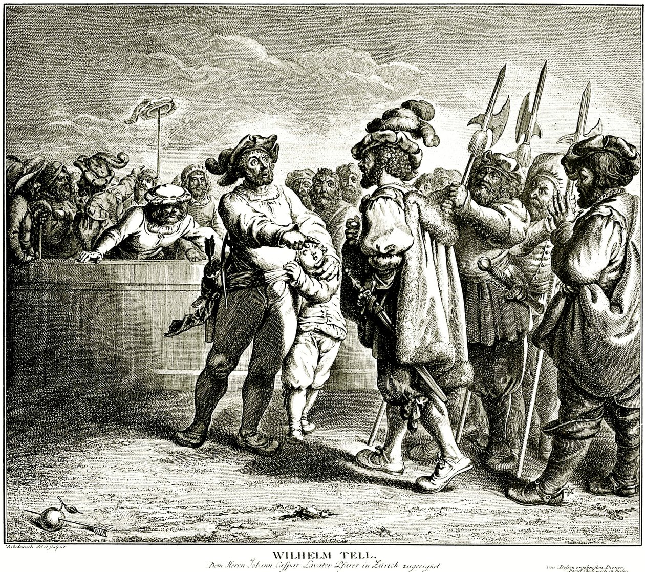 Vilém Tell, 1781. od Daniel Nikolaus Chodowiecki